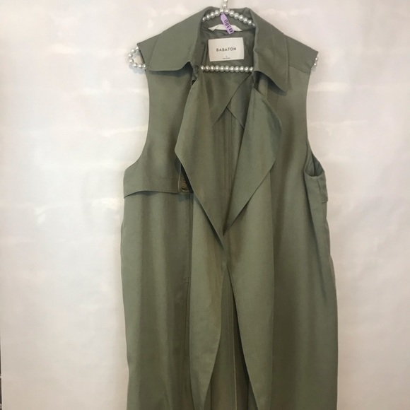 Babaton Jackets & Blazers - Babaton Marcelo olive green Long Vest